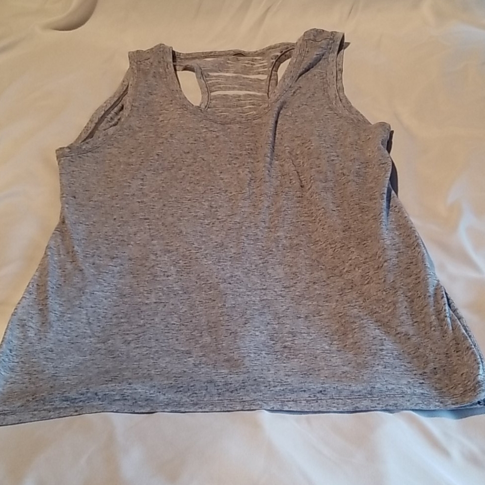 Heathered blue-gray RBX tank top